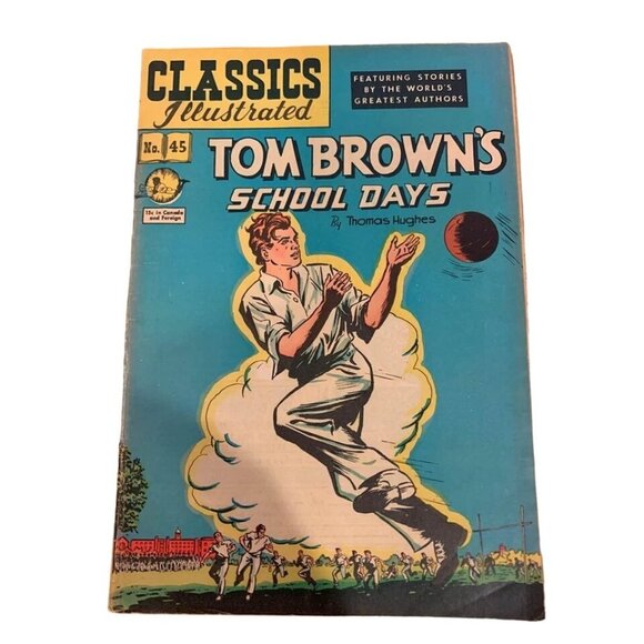 Classics Illustrated Tom Brown’s School Days No 45 - Picture 1 of 9